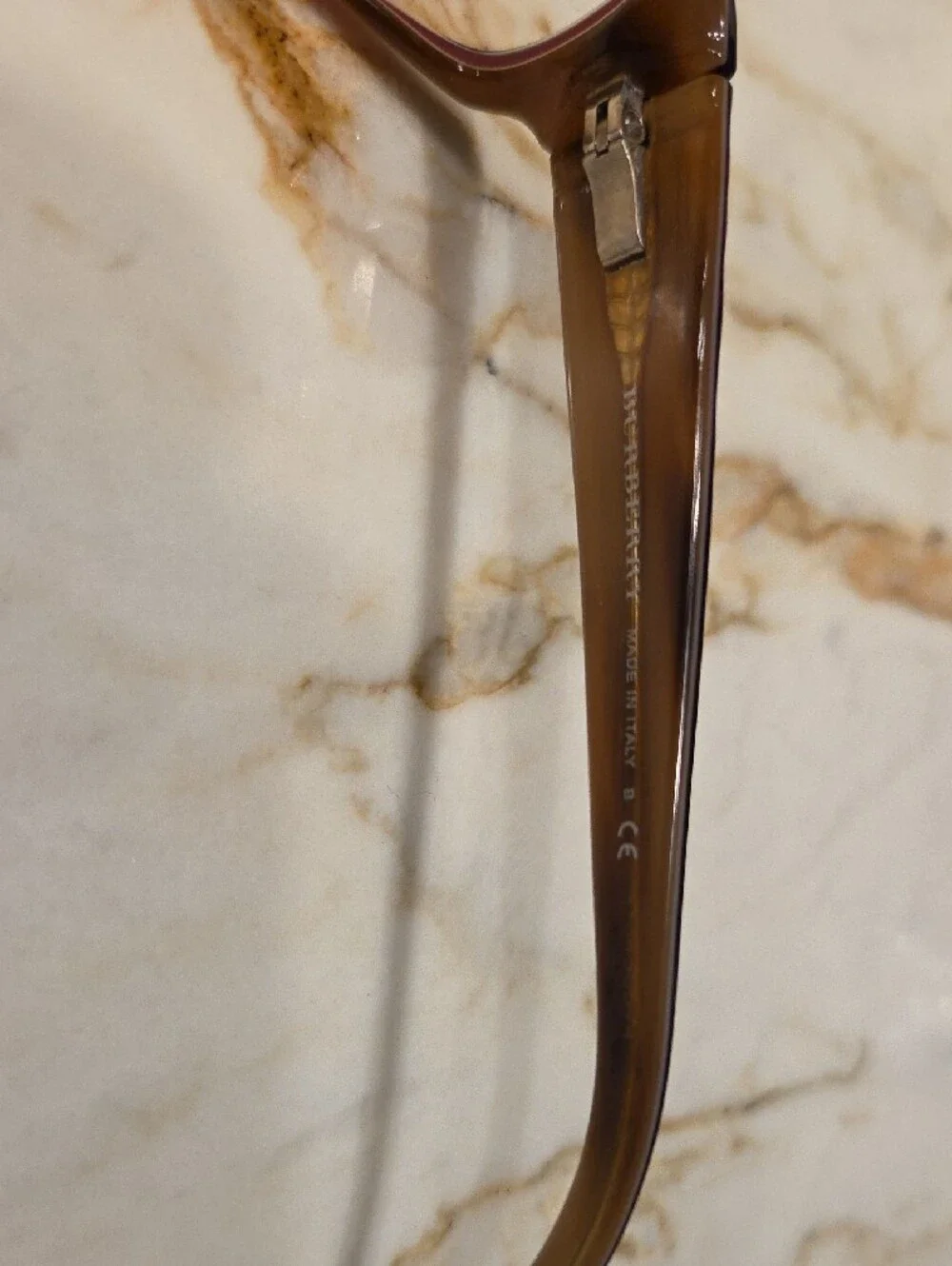 Burberry Burgundy Rectangular Eyeglass Frames